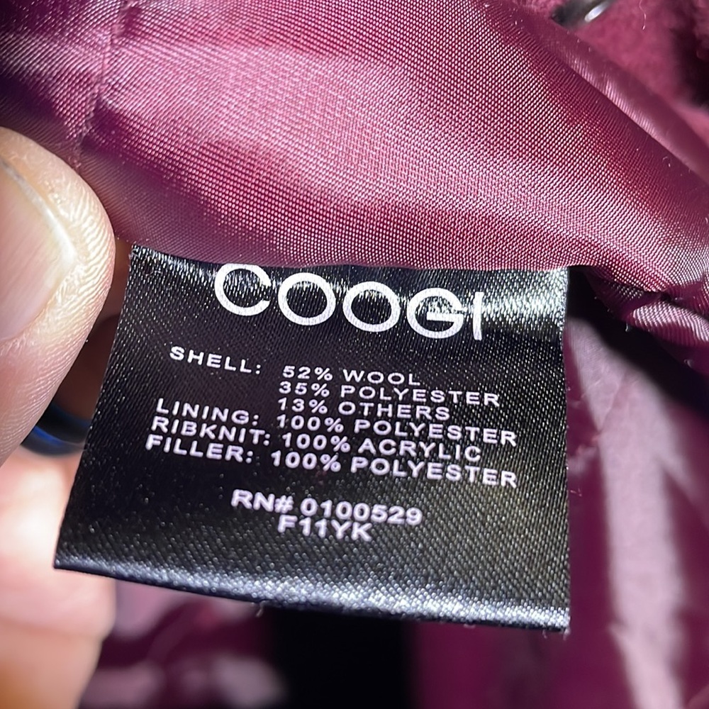 EUC Coogi Wool Blend Coat - Picture 6 of 6